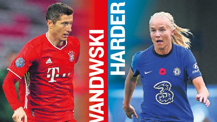 Mejor Jugador y Jugadora del Año: Lewandoski y Harder.