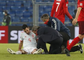 Busquets sufre un esguince y puede ser baja tres semanas