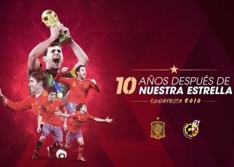 Los jugadores de la selección rememoran el Mundial de Sudáfrica