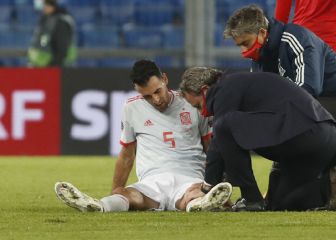 Alivio con Busquets: estará sólo dos semanas de baja