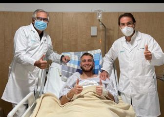 Cillessen aparece por la Ciudad Deportiva tras su operación