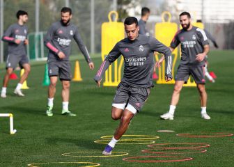 Zidane sigue sin poder contar con Hazard, Militao y Casemiro