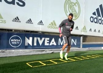 Casemiro, Militao y Hazard siguen sin entrenarse