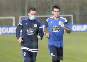 Valín ya pisa el césped, con Borges de vuelta en Abegondo