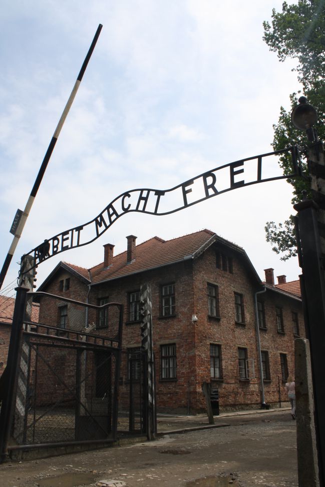 Entrada de Auschwitz.