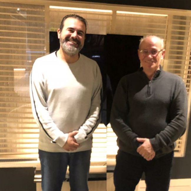 Miguel Ángel Galán y Antonio Ibáñez de Alba, propietarios industriales e intelectual del AR- Video Assitan Referee