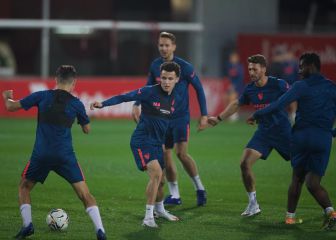 Idrissi y Acuña, listos para afrontar la cita ante el Celta