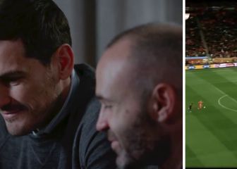 Iniesta le revela a Casillas lo que pensó en el achique a Robben de la final del Mundial