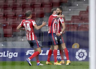 Atlético de Madrid-Barcelona en imágenes