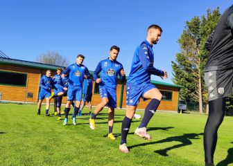 Djaló y El Hacen llegan justos frente al Oviedo