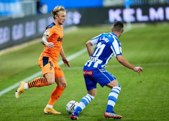 El Valencia despierta y consigue sacar 1 punto de Mendizorroza