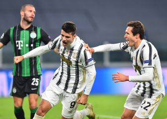Cristiano y Morata salvan (y clasifican) a la Juventus