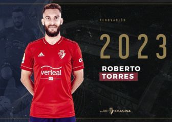 Roberto Torres firma dos años más con Osasuna