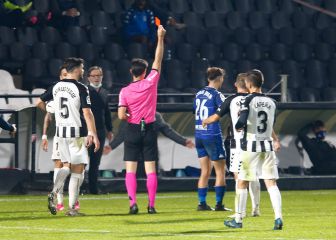 El Alcorcón suma cuatro jornadas consecutivas con al menos un jugador expulsado