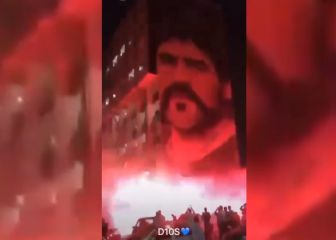 Nápoles ya despide a Maradona