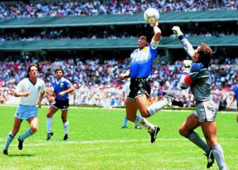 El mal gusto del portero que encajó la 'Mano de Dios'