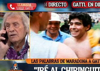El 'Loco' Gatti entra para hablar de Maradona y casi hace llorar a Pedrerol y a todos los demás