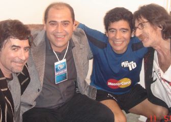 La historia de una foto y el recuerdo de Matallanas a Maradona