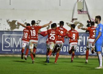 El Murcia, del miedo al júbilo en cinco minutos