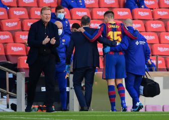 Alarma en el Barça: Koeman se queda sin centrales