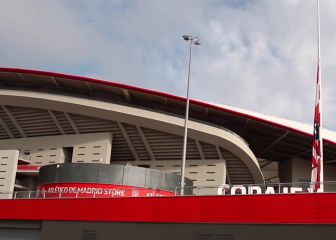 Homenaje del Atlético a Juan de Dios Román