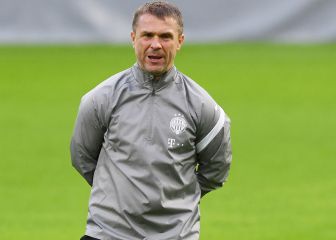 Rebrov, posible COVID-19, una incógnita ante el Barça