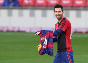 El Barça pide a Competición que le quite la amarilla a Messi por su homenaje a Maradona