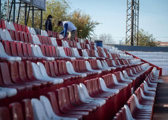 4.000 asientos del antiguo Vicente Calderón tienen una segunda vida en Alcalá