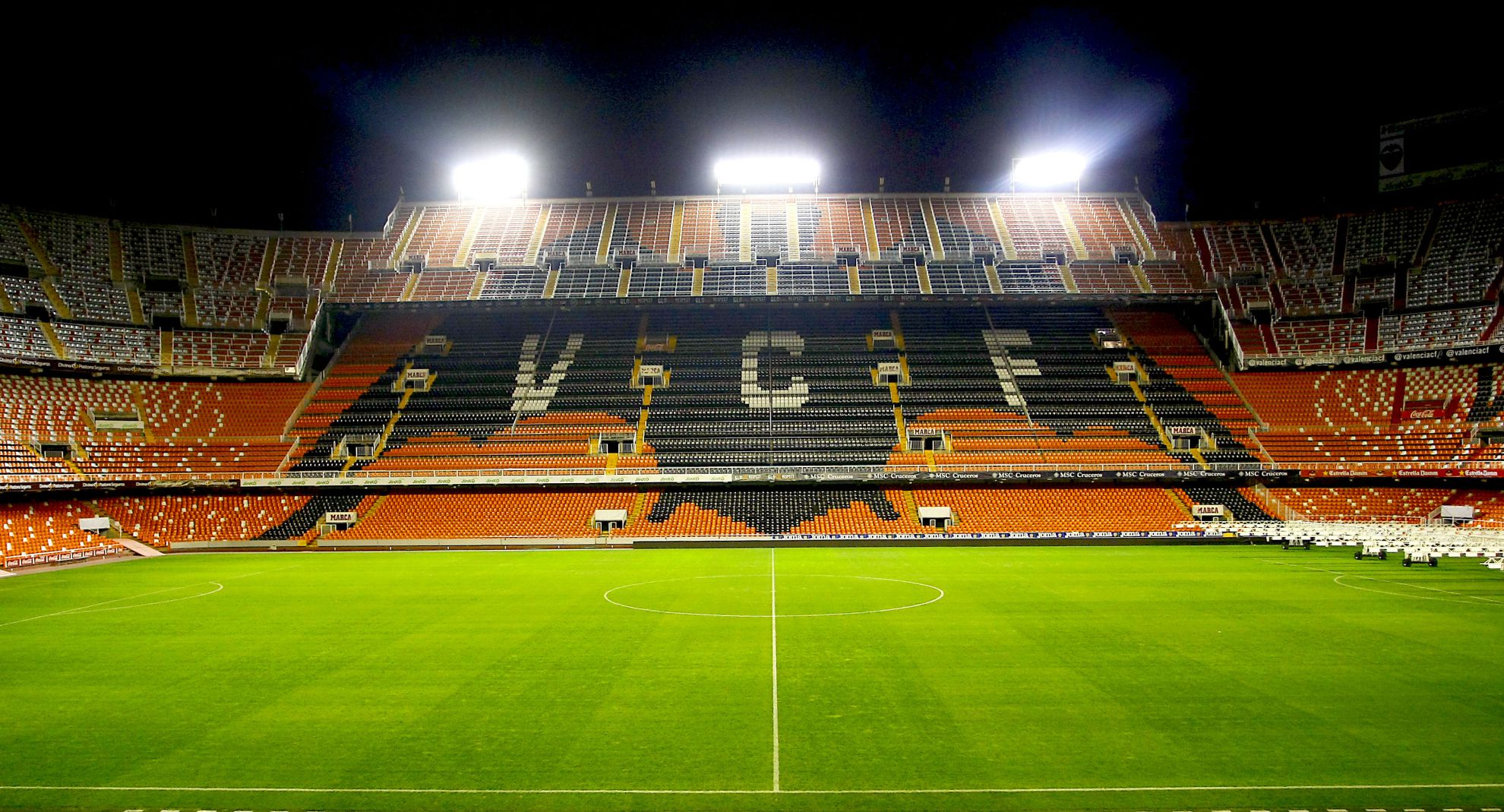 Estadio de Mestalla.