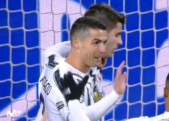 El gol de la discordia en Turín: Cristiano acabó sonriendo y Morata todo lo contrario...