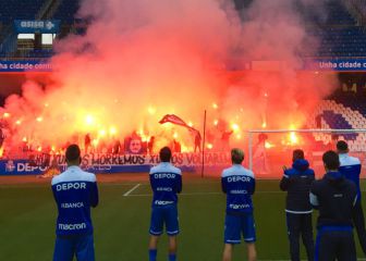 Antiviolencia propone multar con 60.001 euros al Depor por el recibimiento de los Riazor Blues