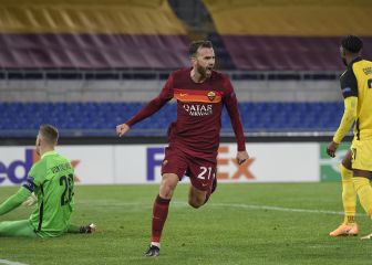 Otro gol de Mayoral y la Roma es líder