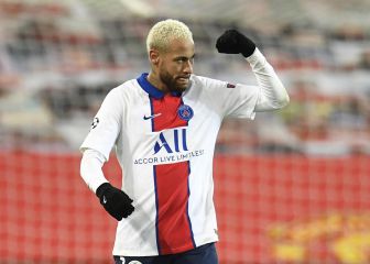 Neymar lidera el once de la jornada de la Champions