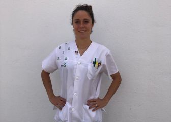 La capitana del Albacete, enfermera y rastreadora: 