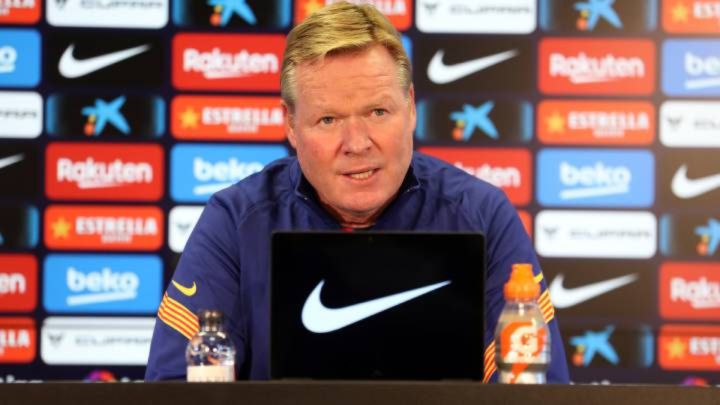 Koeman atiza a Tusquets: "Sus palabras no nos ayudan"