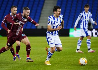 Oyarzabal, lesionado, será baja contra el Alavés y duda ante el Nápoles