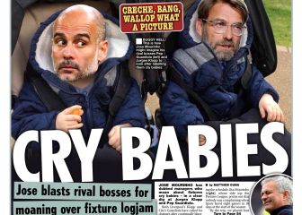 Inglaterra apoya a Mou contra Klopp y Guardiola: 