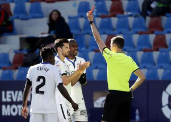 El gesto y la frase de Chema tras ser expulsado en el Ciutat