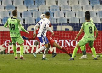 Brotes verdes en La Romareda