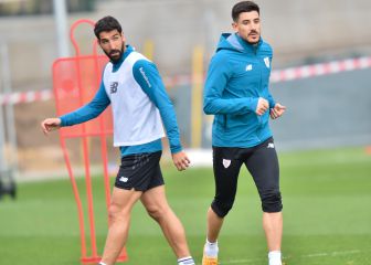 Lezama: Yuri Berchiche se entrena con normalidad