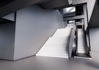 San Mamés tendrá unas escaleras mecánicas que darán servicio a 29.000 espectadores