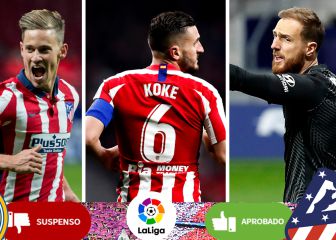 1x1 del Atlético: vota los aprobados y suspensos