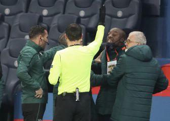 Las imágenes de la suspensión del PSG-Basaksehir