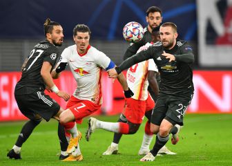 Un Leipzig arrollador deja al United fuera de la Champions