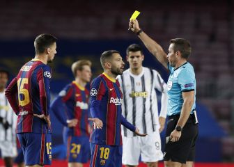 Jordi Alba, al árbitro: 