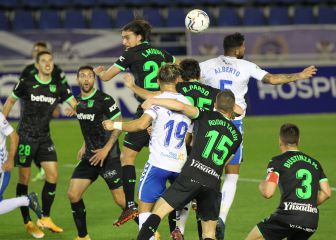 El Leganés se atasca en el miedo a perder y tapa su poder ofensivo