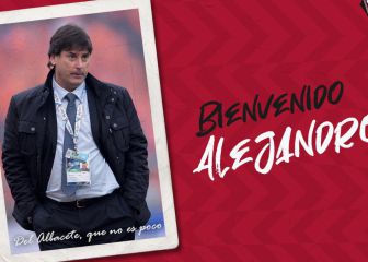 Alejandro Menéndez dirige su primer entrenamiento