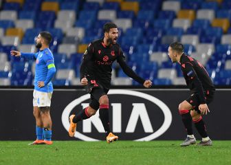 Las mejores imágenes del empate de la Real en Nápoles