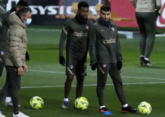El Atleti entrena con la mente puesta en el derbi contra el Madrid