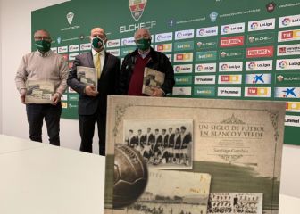 Gambín presenta el libro 'Un siglo de fútbol en blanco y verde'